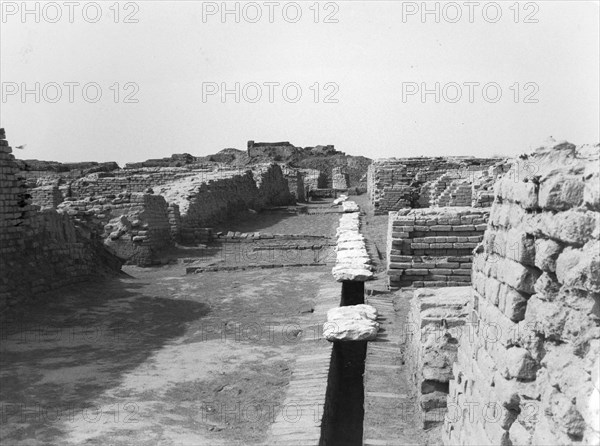 The sewer or water conduit at Mohenjo Daro