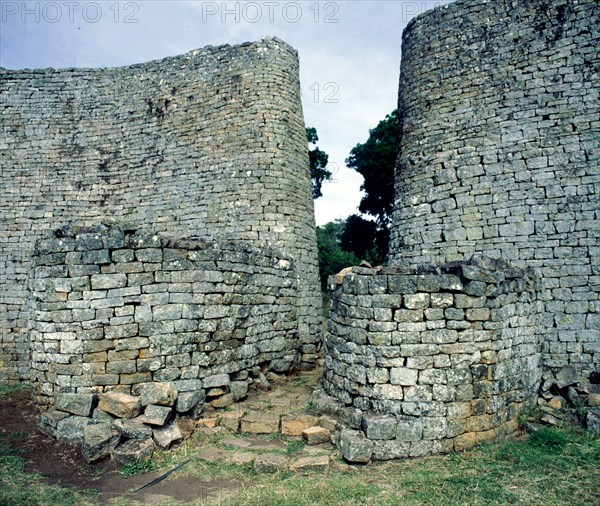 The entrance of the enclosure from great Zimbabwe