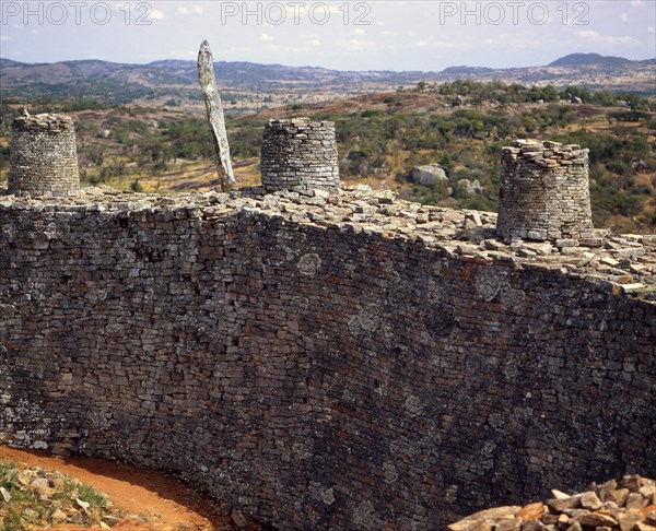 View of the plain from the enclosure of great Zimbabwe