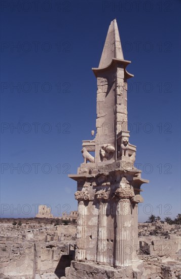 Punic monument in Sabratha