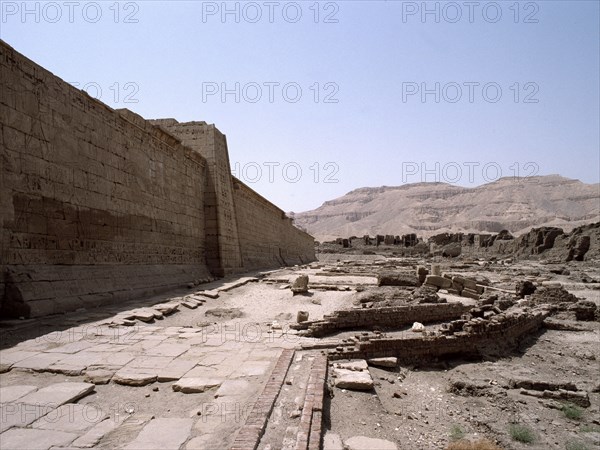 The mortuary temple of Ramesses III at Medinet Habu