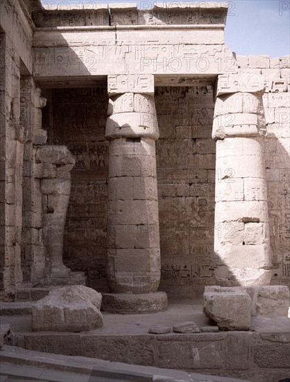 The mortuary temple of Ramesses III at Medinet Habu