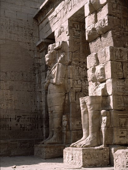 The mortuary temple of Ramesses III at Medinet Habu