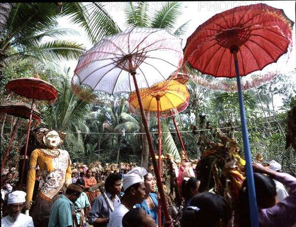 The Balinese version of Hinduism has an elaborate calender of festivals associated with each major temple