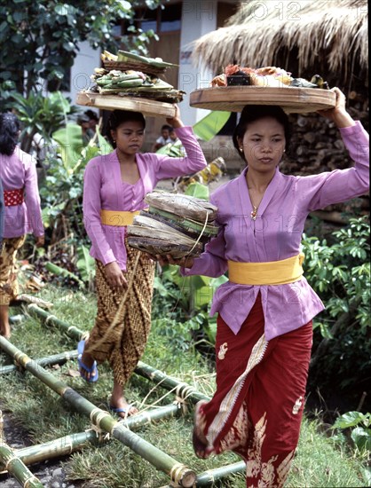 The Balinese version of Hinduism has an elaborate calender of festivals associated with each major temple