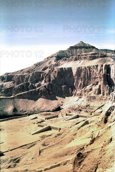 The funerary temple of Queen Hatshepsut at Deir el-Bahari