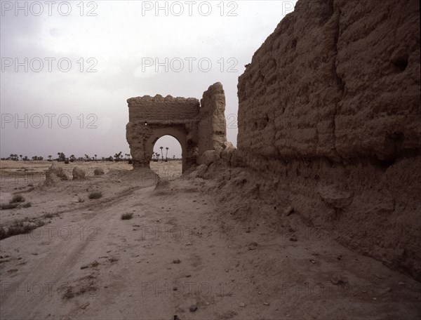 Sandstorm approaching at Tafilelt in the Sijilmasa region