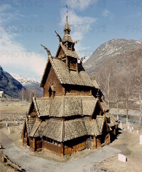 Stave church at Fagusnes, Borgund