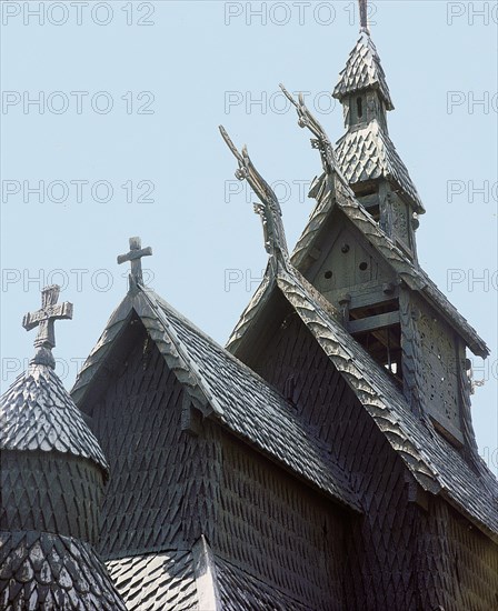 Stave church at Fagusnes, Borgund