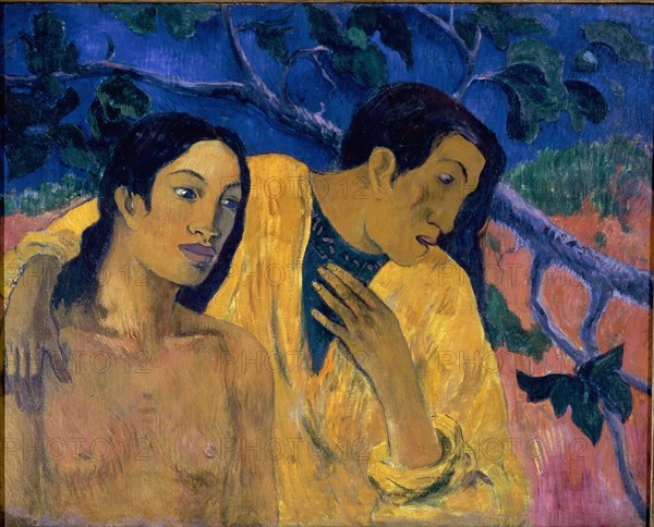 Flight' or 'Tahitian Idyll' by Paul Gauguin (1848   1903)