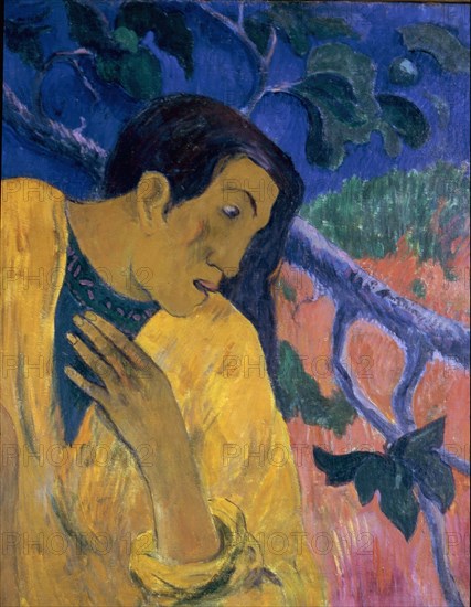 Flight' or 'Tahitian Idyll' by Paul Gauguin (1848   1903)