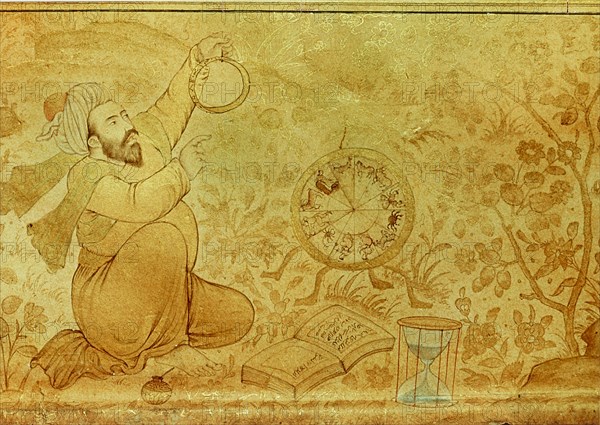 A margin drawing from the folio of Jahangir's Album