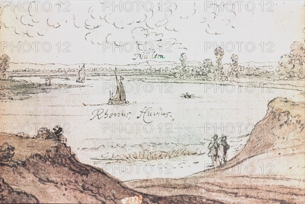 Drawing by the Bohemian artist Vaclav Hollar (13/7/1607   25/3/1577)