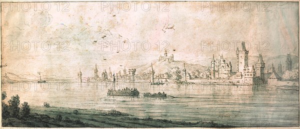 Drawing by the Bohemian artist Vaclav Hollar (13/7/1607 25/3/1577)