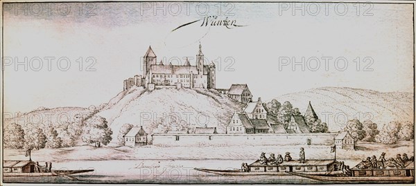 Drawing by the Bohemian artist Vaclav Hollar (13/7/1607   25/3/1577)