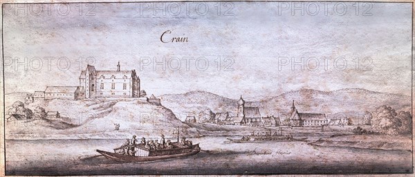 Drawing by the Bohemian artist Vaclav Hollar (13/7/1607   25/3/1577)