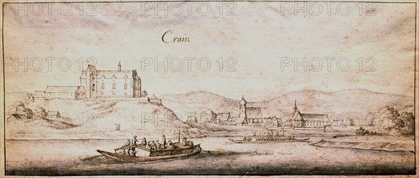 Drawing by the Bohemian artist Vaclav Hollar (13/7/1607 25/3/1577)