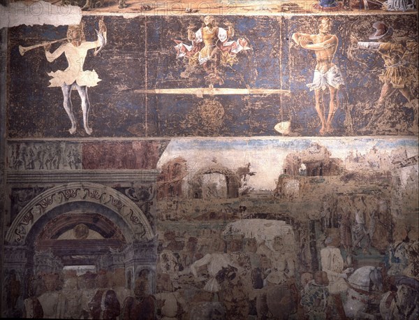 Allegorical representation of the signs of the zodiac from the 'Palace of Joy', by Cosme Tura