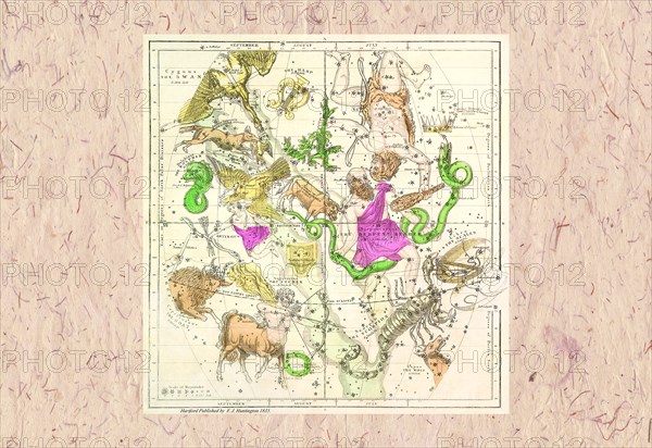 Constellations Including Scorpio 1835