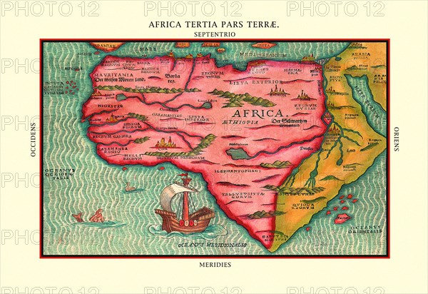 Africa Tertia Pars Terrae 1580