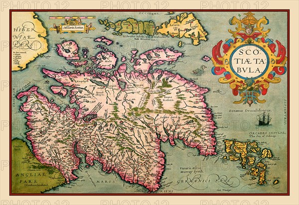 Map of Scotland 1602
