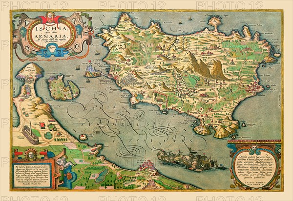 Map of a Mediterranean Island 1602