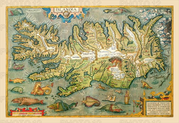 Map of Iceland 1602