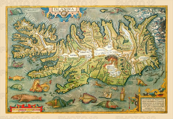 Map of Iceland 1602
