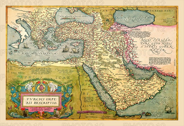 Map of The Middle East 1602