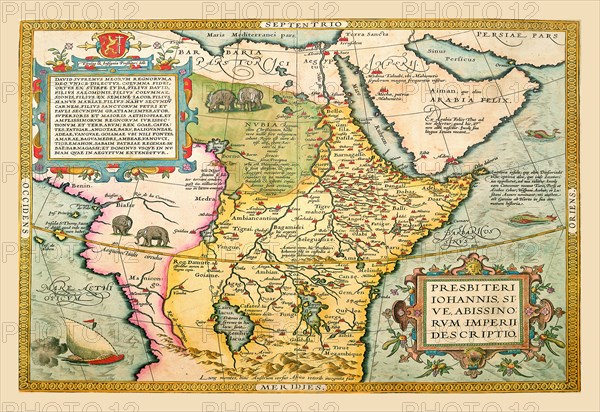 Map of Northeastern Africa 1602