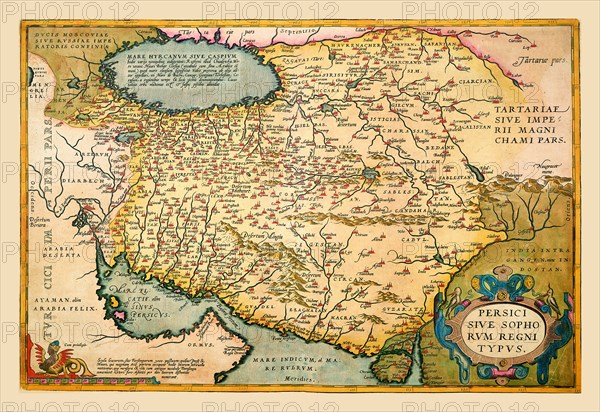 Map of The Middle East 1602