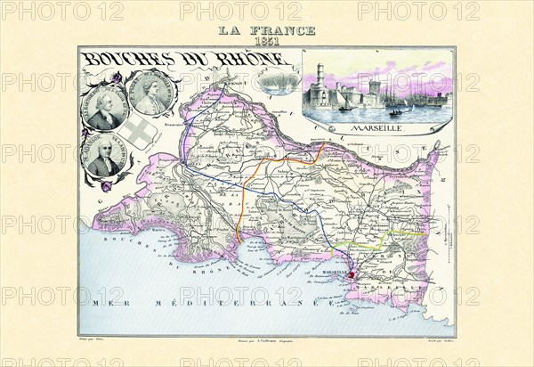 Bouches-Du-Rhone 1850