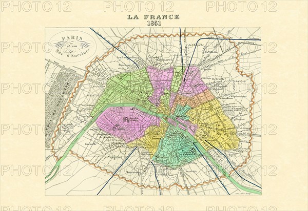 Paris - Capitale de la France 1850