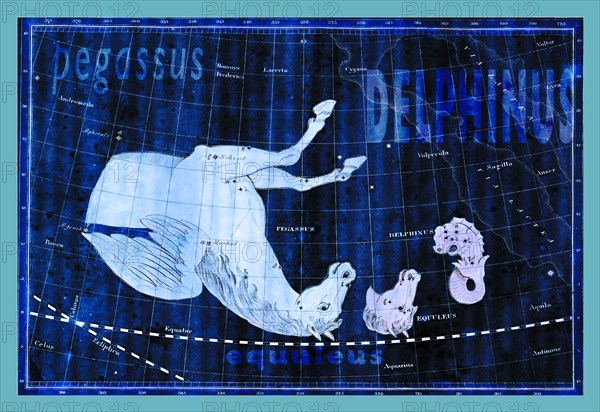 Delphinus, Equuleus and Pegassus #2 1824