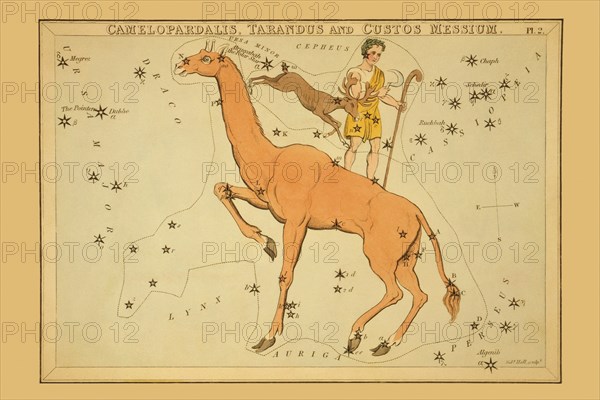 Camelopardalis, Tarandus and Custos Messium 1825