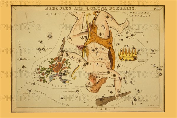 Hercules and Corona Borealis 1825