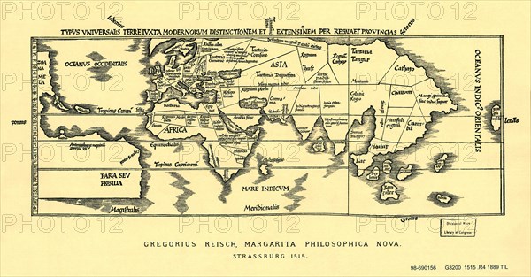 Early World Map 1525