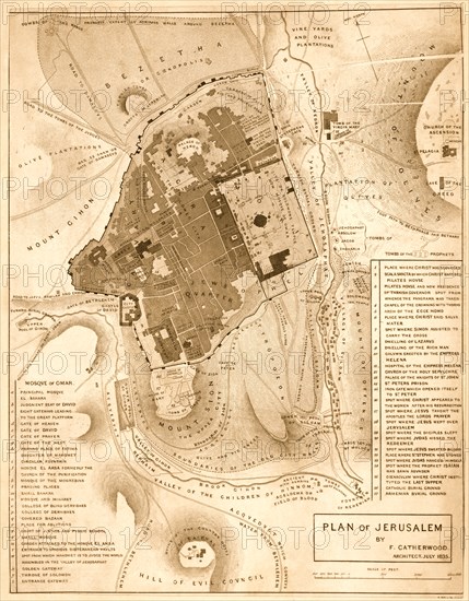 Solomon's Temple - Jerusalem 1835