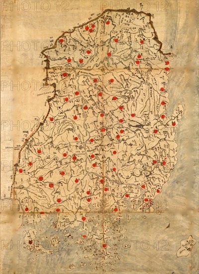 Chinese Medieval World Map