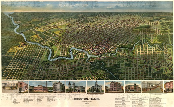 Houston, Texas 1891 1891