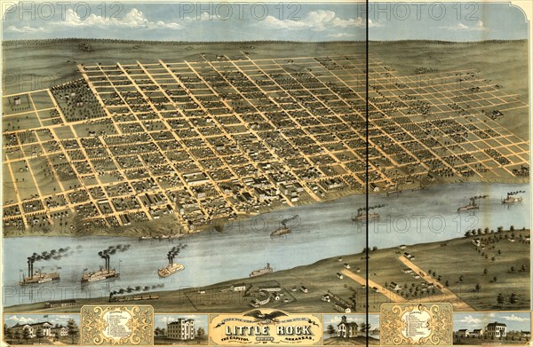 Little Rock, Arkansas 1871 1871