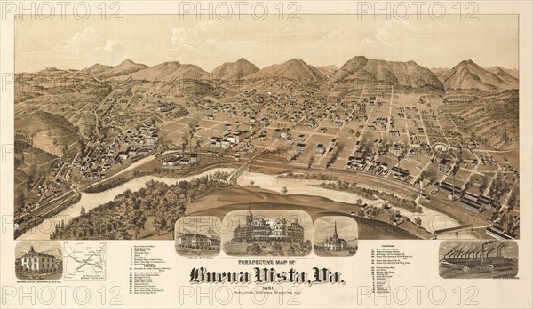 Buena Vista, Virginia 1891 1891