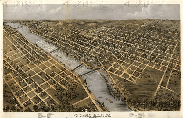 Grand Rapids, Michigan 1868 1868