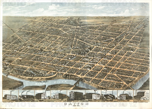 Dayton, Ohio 1870 1870