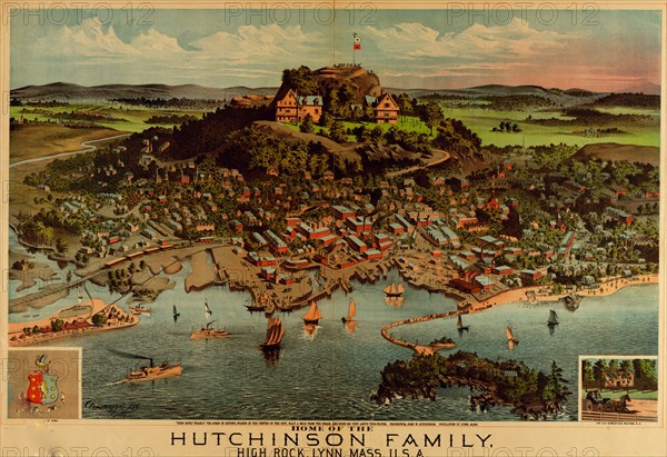 Home of the Hutchinson Family in Lynn, Massachusetts 1881 1881