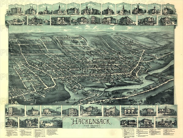 Hackensack, New Jersey 1896 1896