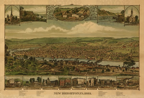 New Brighton, Pennsylvania 1883 1883