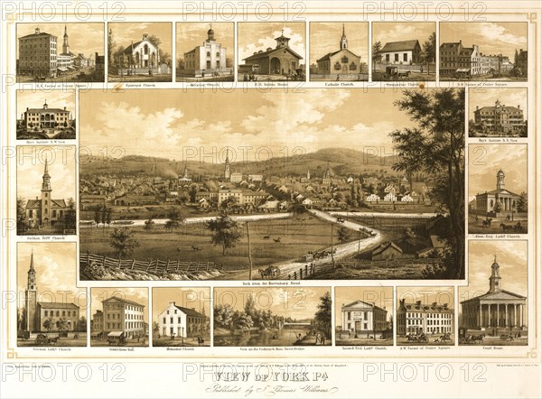 View of York, Pennsylvania