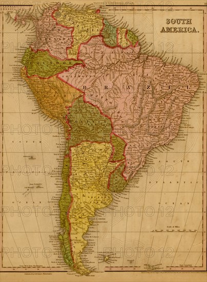 South America - 1844 1844