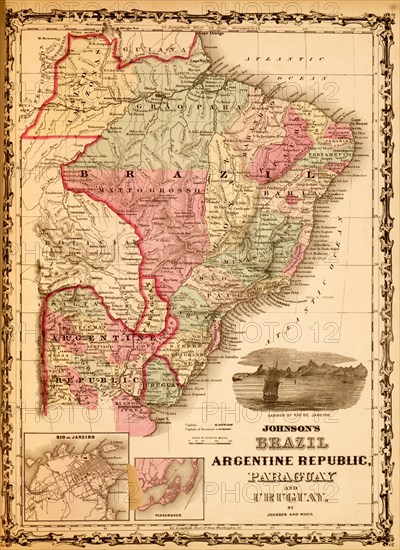 Brazil & Argentina - 1862